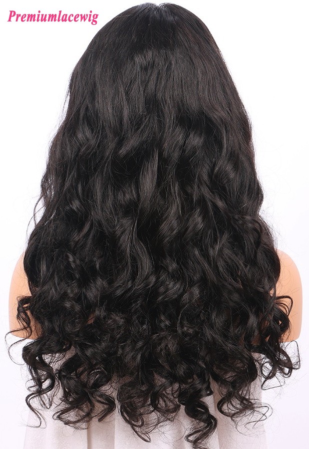 Malaysian Virgin Hair Loose Curly HD 360 Lace Wig 22inch