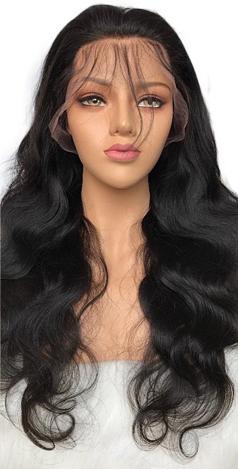 Brazilian Virgin Hair Lace Front Wig Body Wave 24inch 