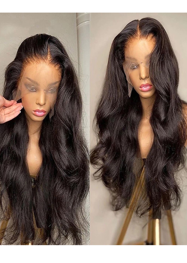 Hd Body Wave Lace Front Wig Pre Plucked Lace Front Human Hair Wigs