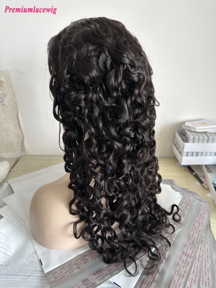 5x5 HD Lace Wig Loose Wave 24inch Brazilian Virgin Hair Wig
