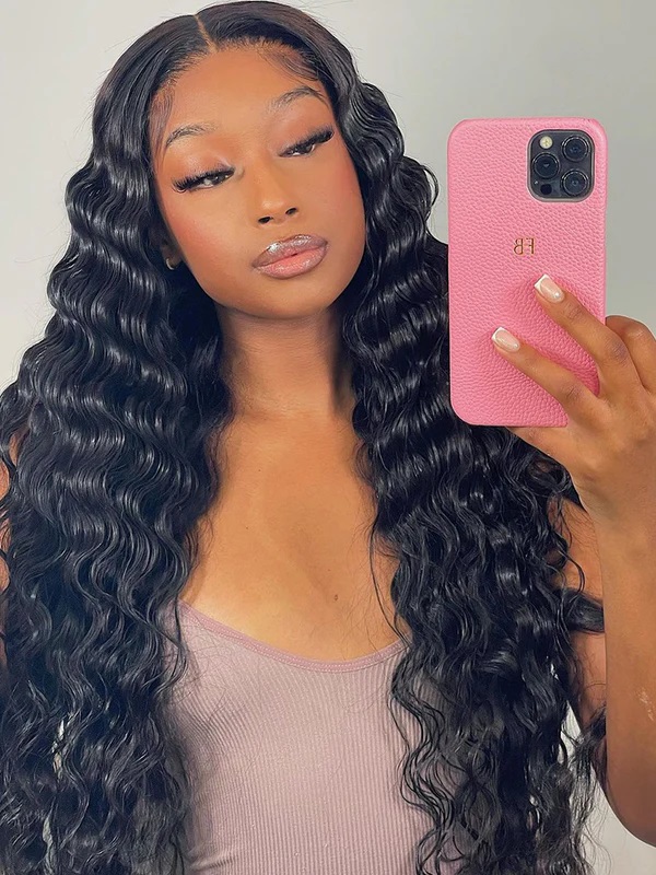 Loose Deep Wave 360 Lace Wig Glueless HD 360 Lace Wig 24inch