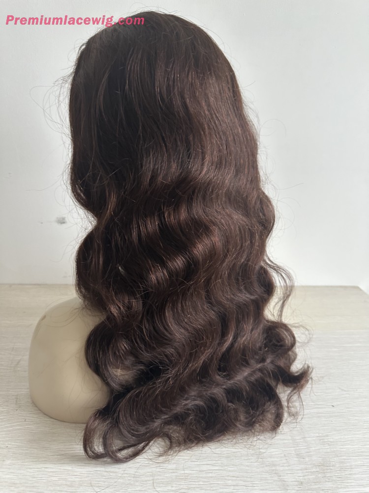 Wear and Go HD Lace Wig Deep Body Wave 20inch Chocolate Brown Color 4