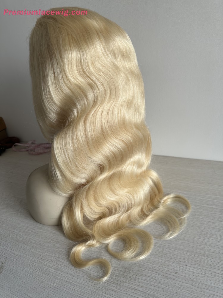 Blonde Color 613 HD Lace Wig Full Frontal 13x6 Lace Wig 24inch 200 Density