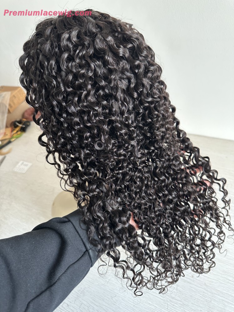 Deep Curly Lace Front Wig 13x4 Human Hair Wig 16inch