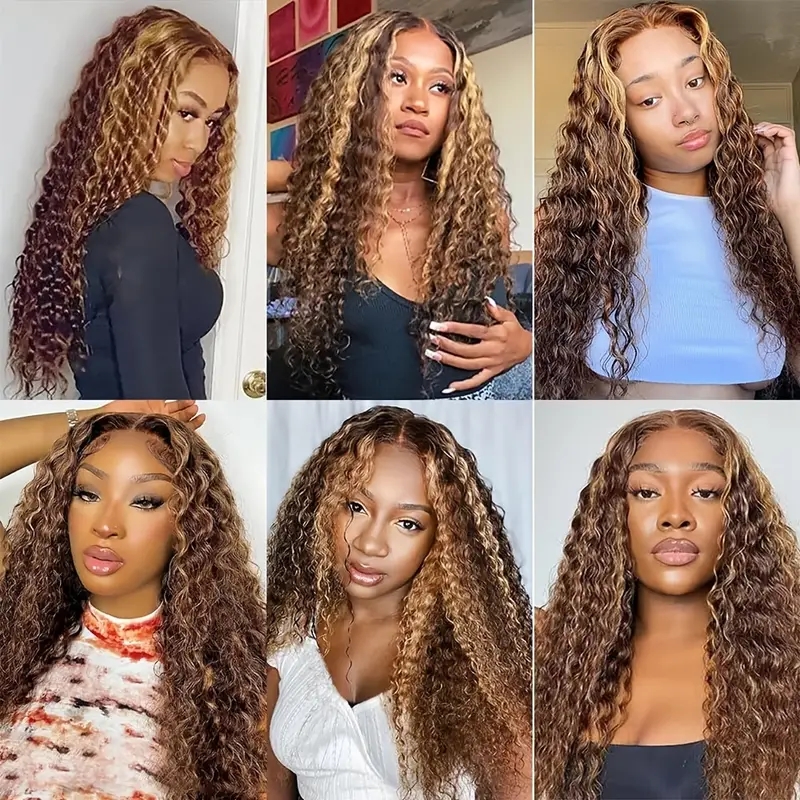 Highlight Color Full Lace Wig