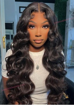 Invisible 5x5 HD Lace Closure Wig Straight For Black Women 26inch