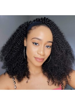 360 Full Lace Wig Afro Kinky Curly Hair 18inch