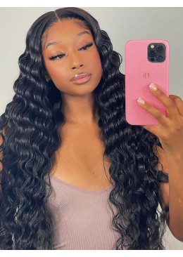 Loose Deep Wave 360 Lace Wig Glueless HD 360 Lace Wig 24inch