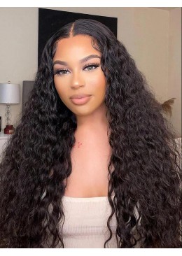 18inch Natural Wave Full Lace Human Hair Wigs Peruvian Hair