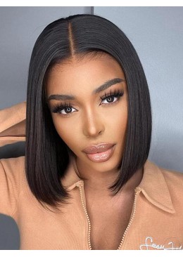 Bob Full Lace Wig Brazilian Straight Human Hair 14inch