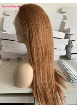 Wigs Wigs Ombre Color Blonde Full Lace Human Hair Wigs With Baby Hair T1B 27 150 Density 14inch.