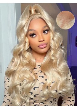 Blonde Color 613 HD Lace Wear Go Glueless Wigs 18inch 250 Density