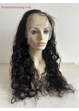 360 Lace Wig Natural Wave 26inch 180 Density Natural Color